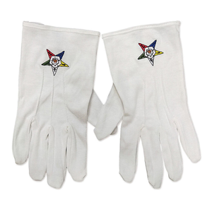 Masonic White Leather <b>Gloves</b> Wrist Length <b>Touchscreen</b> Durable Breathable for Casual Daily Use Four Seasons Outdoor - Product Image 3