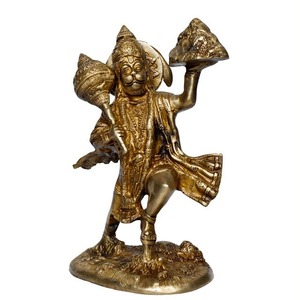 Excellent Quality Solid Brass Hanuman Murti for Mandir and Living Room or Spiritual <b>Statue</b> Available at Factory Price - Product Image 5