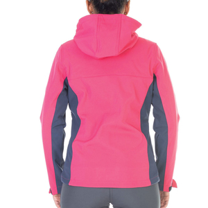 Top Selling Premium Women's Pink Hooded Fleece <b>Jacket</b> Full Sleeve Windproof Zipper Closure Autumn Wear Breathable Quick Dry - Product Image 3