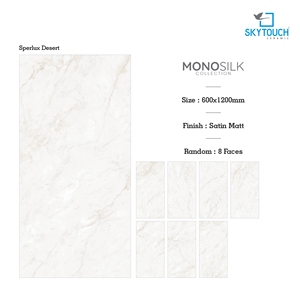 600x1200mm Polished Glazed Porcelain Floor Tile Matt Finish Marble Look Natural Style Wall Floor Tiles - Product Image 3