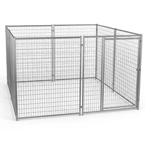 Recinto para Mascotas de Aleación de Aluminio, 6 Pies de Alto, Rectangular, Malla Metálica Galvanizada, Fácil de Montar, Moderno, para Exteriores - Product Image 5