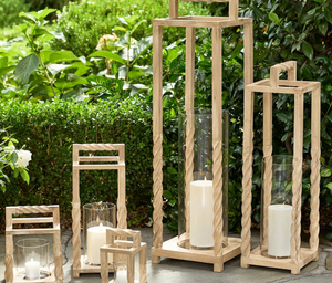 Linterna Redonda de Madera Hecha a Mano con Diseño Trenzado, Resistente al Calor y Reutilizable para Decoración Navideña del Hogar - Product Image 6