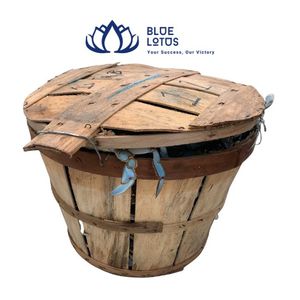 BEST SELLER Sustainable Vintage <b>Circle</b> Wooden Crab Bushel Basket Waterproof Eco Friendly Large Quantity Export - Product Image 1