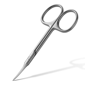 Ciseaux à cuticules de qualité supérieure, robustes, avec impression de logo personnalisé, en acier inoxydable résistant à la rouille, outil de beauté - Product Image 1