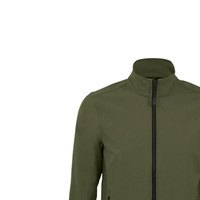 Veste Softshell Homme Entièrement Zippée Col Montant Coupe-Vent Imperméable Hiver Extérieur Décontractée Vêtement de Travail Personnalisable Haute Qualité