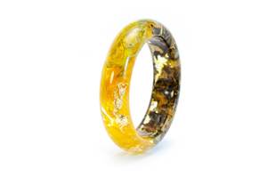 Bague géométrique chrétienne en résine faite à la main Premium MN EXPORTS, bijou élégant et tendance, ajustable, design unique, cadeau - Product Image 4