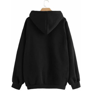 High Quality Custom <b>Fleece</b> Heavy Weight 450 Gsm Drop Shoulder Hoodie Manufacturer <b>Black</b> Boxy Regular Pullover 100% Cotton Autumn - Product Image 3