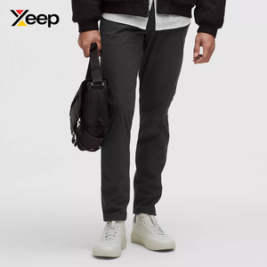 ออกแบบโลโก้ตามสั่ง XEEP รุ่น XC-MT-15 กางเกงขายาวผู้ชายทรงตรง สไตล์ลำลอง เอวสูง น้ำหนักเบา ผลิตจากโพลีเอสเตอร์/คอตตอน ปิดด้วยเชือกผูก - Product Image 1