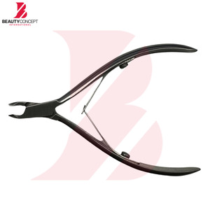 Coupe-cuticules noir mat de qualité supérieure, ciseaux à ongles en acier inoxydable de qualité supérieure, outils de manucure professionnels de qualité salon - Product Image 3