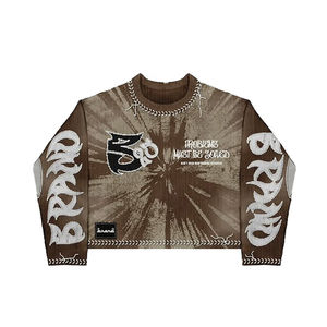 Conjunto de Verano Unisex de Alta Calidad Personalizado – Camiseta de Manga Larga Oversize de Felpa Francesa 100% Algodón, Traje Casual - Product Image 2