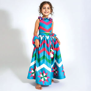 Lehenga Choli para Niñas en Oferta, Diseño Tradicional Indio, Ideal para Bodas y Fiestas, Disponible a Precio de Mayoreo - Product Image 4