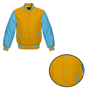 Custom Men's Varsity Jacket Personalized Letterman Baseball Bomber Stitched Name Number 2026 - Product Image 6