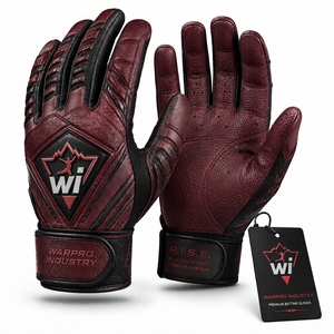 Baseball Batting Gloves Durable <b>Athletic</b> Gloves With Reinforced Palm Comfortable Wrist <b>Support</b> And Breathable Fabric - Product Image 1
