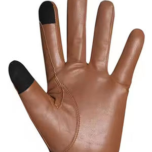 Women Genuine Leather <b>Half</b> <b>Chaps</b> Western Riding Zipper Closure Brown Equestrian Accessories - Product Image 6