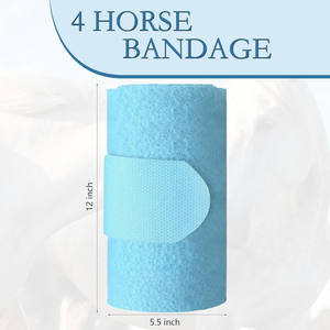Bandages de polo et bandages d'écurie personnalisables et durables en polaire pour chevaux à prix économique - Product Image 2