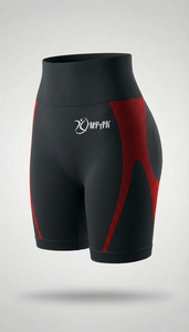 Women's Hot Elastic Waist Breathable Quick Dry High Waist Gym Yoga Fitness Workout <b>Booty</b> Lifting Biker Shorts - Product Image 4
