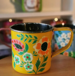 Taza de Esmalte Clásica Personalizada de Metal y Acero - Product Image 2