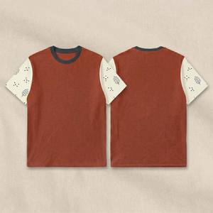 T-shirt pour homme de haute qualité, en tissu épais, uni, à manches courtes, coupe ample, couleur unie, streetwear, t-shirt basique pour homme - Product Image 6