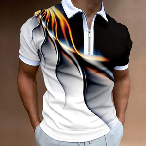 Camisetas Polo para Hombre con Estampado Tie-Dye Degradado, Talla Grande 6XL, Manga Corta, Impresión 3D, Estilo Urbano, Camiseta Polo Casual de Verano - Product Image 3