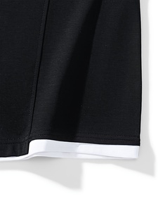 Polo Oversize para Hombre, Diseño Moderno con Hombros Caídos, Manga Corta, Tela de Color Sólido, Estilo Casual de Negocios y Urbano, Camisetas para Hombre - Product Image 5