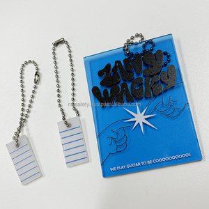 Low MOQ Customized Vintage Acrylic Luggage Tag Carabiner Backpack Tag <b>Personalized</b> Hard-Wearing Fashion Trend - Product Image 1