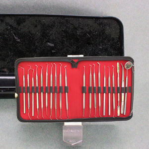 Kit de 24 instruments dentaires manuels en acier inoxydable pour laboratoire, ensemble de modelage de cire, spatules de mélange, kit pour technicien de laboratoire - Product Image 4