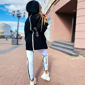 New Fashionable Acid Wash Printed Lightweight Breathable Four-Way Stretch Eco-Friendly Long Sleeves Tracksuit for Women - Product Image 5