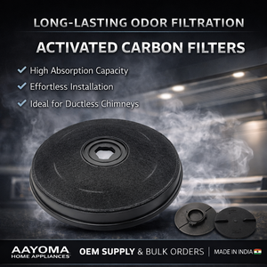 Filtre à charbon pour hotte aspirante AAYOMA OEM, pièces de rechange avec absorption des odeurs et de la graisse, tous modèles - Product Image 5