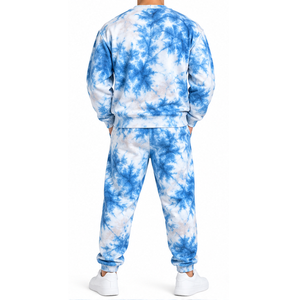 Conjunto Deportivo Tie Dye para Mujer, Sudadera con Cierre Frontal y Pantalones Jogger Coordinados, Atuendo Deportivo Moderno para Tiendas de Ropa y Uso Diario - Product Image 3