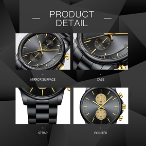 남성 시계: 최고급 브랜드 명품 손목 시계, 클래식 야광 시계 - Product Image 3