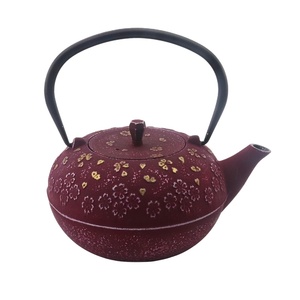 Tetera de Hierro Fundido Esmaltado de Buena Calidad, Capacidad de 900 ml, Estilo Japonés, con Filtro de Malla de Acero Inoxidable, Absorción de Hierro, Apta para Cocina Eléctrica - Product Image 2