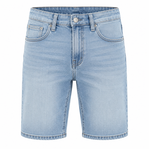 Shorts amples en jean délavé style streetwear vintage de haute qualité, personnalisés en usine, pour hommes - Product Image 6