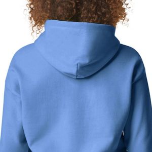 Sweat-shirt à capuche unisexe pour adulte en polaire mi-lourde avec cordon de serrage, poche kangourou avant, poignets côtelés et coupe décontractée pour - Product Image 3