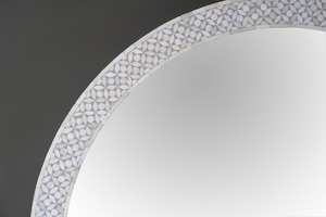 Nouveau miroir en os incrusté pour la décoration murale ou la décoration intérieure, provenant d'Inde, couleur personnalisée, forme personnalisée - Product Image 3