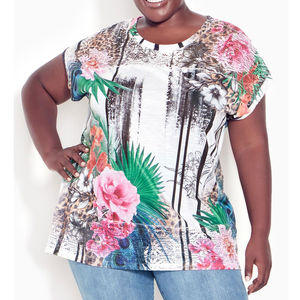 Camiseta de Lona Sublimada de Nuevo Diseño para Mujer, Transpirable, Antiarrugas, de Secado Rápido, con Logotipo Personalizado al por Mayor - Product Image 4