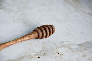 High Sale Olive Wood Honey Dipper Spoon with Long Handle and Mirror Polish Eco-Friendly <b>for</b> Honey Use - Product Image 3