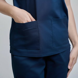 Conjunto de Uniformes Médicos Unisex FMF de Origen Vietnamita, Tejido de Poliéster/Rayón, Detección de Agujas, Fusión sin Costuras - Product Image 2