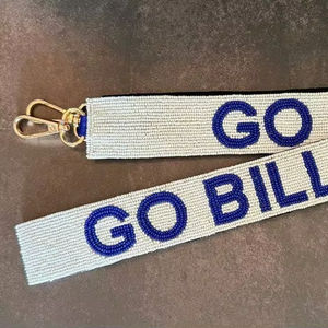 Correa de cuentas Go Pokes Oklahoma State para bolsos transparentes - Product Image 1