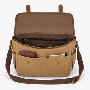 Bolso bandolera para hombre diseñado para el uso diario con tela resistente, almacenamiento organizado y ajuste cómodo para llevar cruzado, ideal para el trabajo. - Product Image 3
