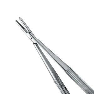 Porte-aiguille Barraquer en carbure de tungstène, droit, verrouillable, 18 cm, en acier inoxydable, pour chirurgie dentaire et suture orale - Product Image 4