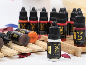 Pigment de micropigmentation organique pour les lèvres, les sourcils, le maquillage permanent, encre de tatouage pour microblading - Product Image 2