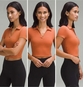 Polo court uni en coton respirant pour femme – Style décontracté et ajusté – Idéal pour le streetwear - Product Image 6