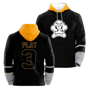 Unisex Ice Hockey Hoodie, Heavyweight Fleece, Moisture-Wicking, Custom Logo Printing, Perfect for Teams and <b>Fans</b>, OEM/ODM - Product Image 4
