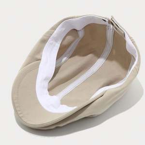 Boina Japonesa Artística de Ala Corta para Mujer, Sombrero Retro de Primavera/Verano, Gorra de Pintor Lisa para Hombre - Product Image 5