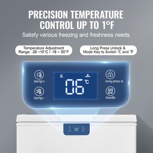 Congelatore orizzontale compatto da 153 L (5,4 Cu.ft) con 2 cestelli rimovibili, apertura superiore, a batteria, autoportante - Product Image 4