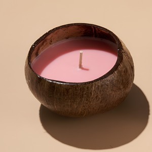 Low cost natural coconut shell <b>candles</b> best seller decorative table centerpiece coco bowl <b>candle</b> - Product Image 5