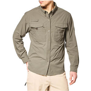 Vente directe Chemise à manches longues boutonnée pour homme grande taille, coupe-vent, imperméable, UPF 50, respirante, pour la pêche, la randonnée, le travail - Product Image 2