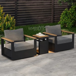 LINEA COMPACT SIDE <b>TABLE</b> WOOD AND METAL SIDE <b>TABLE</b> NESTING <b>TABLE</b> SIDE OF TWO BEDSIDE LAPTOP SIDE <b>TABLE</b> MULTIFUNCTION SIDE <b>TABLE</b> - Product Image 5