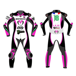Traje de Carreras Personalizado de Cuero Vacuno/Canguro para Hombre, de Una Pieza |   Traje/Mono de Motociclismo al por Mayor, Nivel CE 2 - Product Image 1