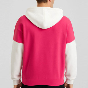 เสื้อฮู้ดดี้โอเวอร์ไซส์สำหรับผู้ชาย ใส่ได้ในฤดูหนาว เหมาะสำหรับใส่เที่ยวข้างนอก สไตล์สตรีทแฟชั่น พร้อมปลายแขนเสื้อแบบริบ - Product Image 2